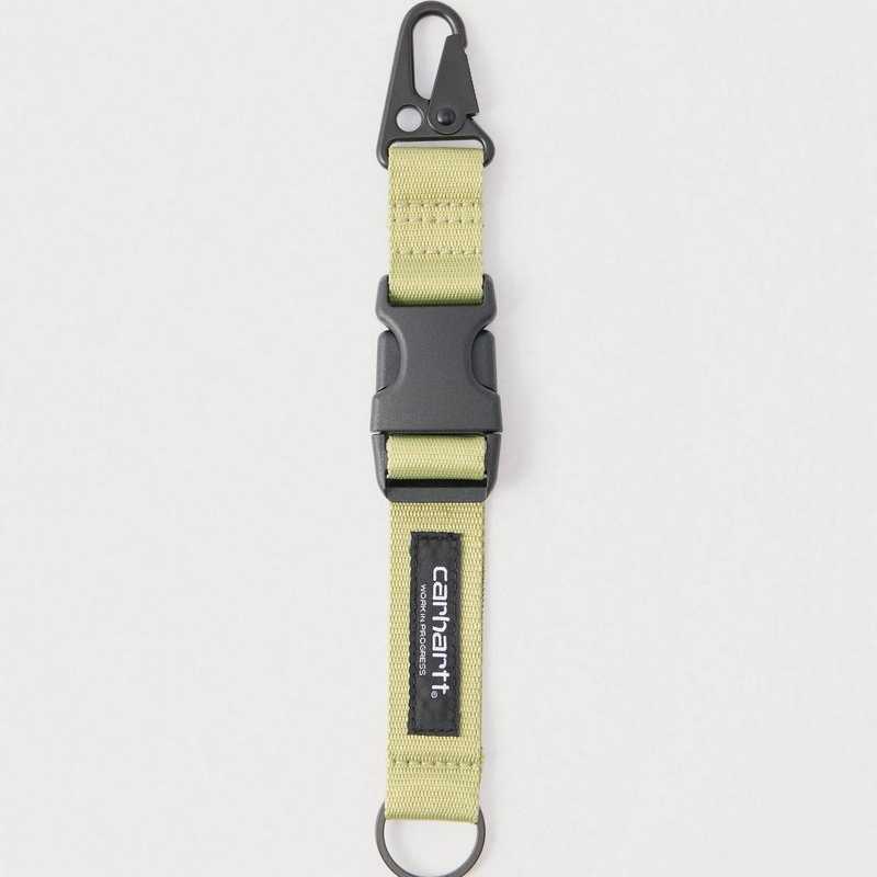 Llavero Carhartt Wip Click Keyholder Gentle Green
