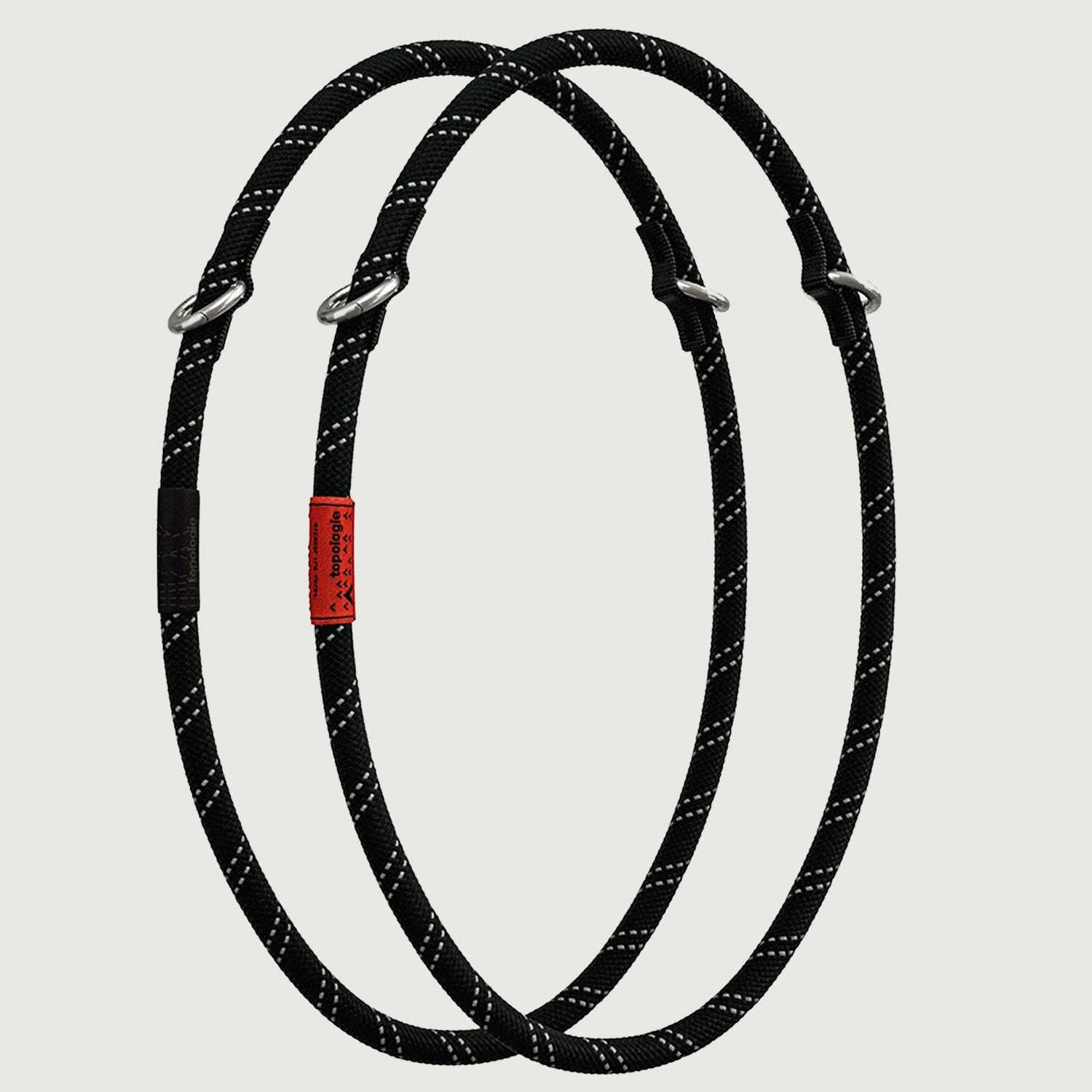 Correas Straps Topologie 10mm Rope Loop Black Reflective