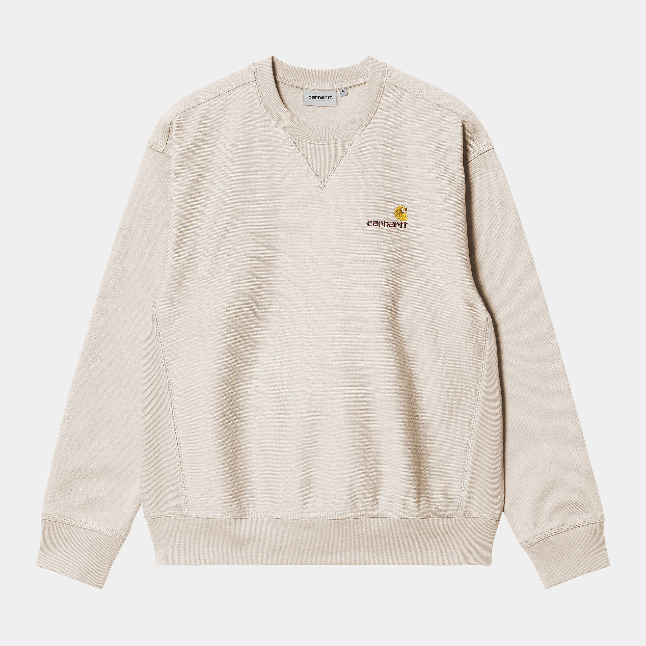 Sudadera Carhartt Wip American Script Sweat Moonbeam | Baldani