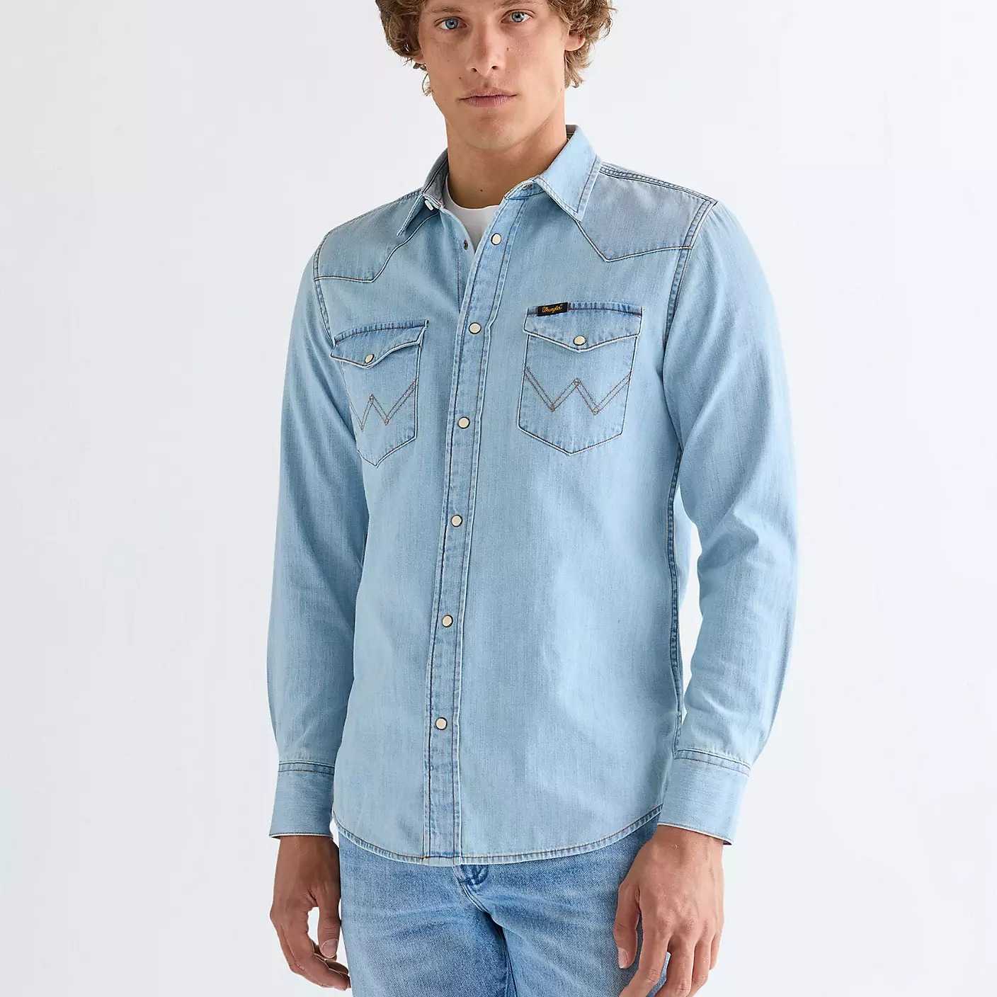 Camisa Wrangler Western Shirt Riverbank