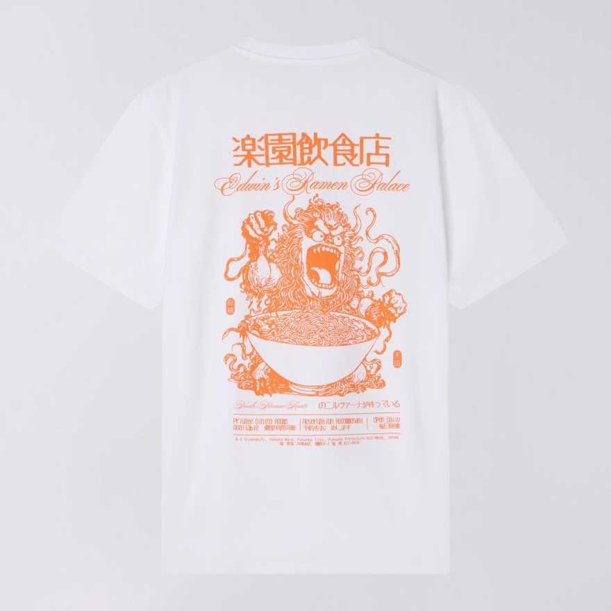 Camiseta Edwin Ramen Palace TS White