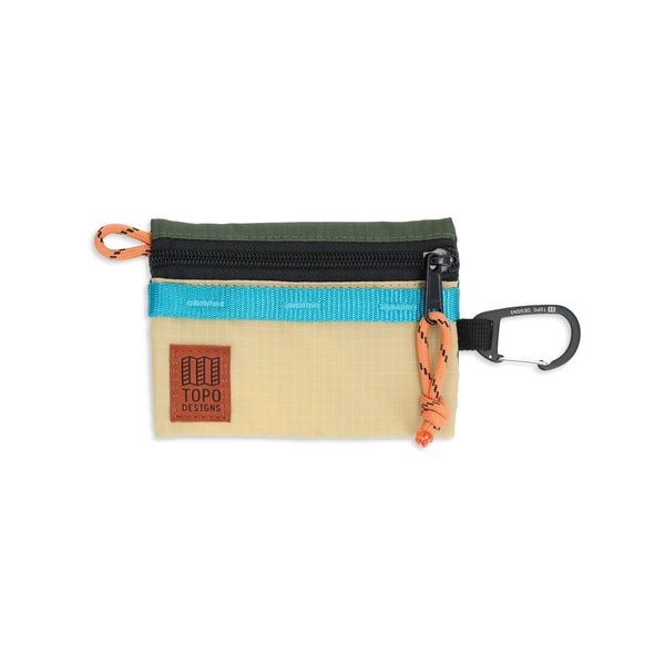 Monedero Topo Designs Mountain Accessory Bag Micro Olive Hemp