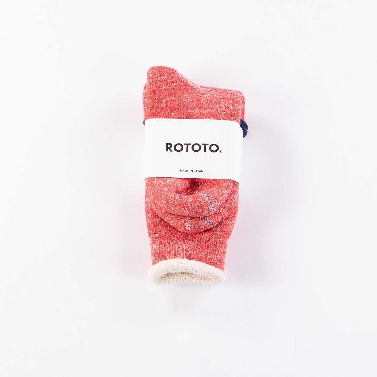 Calcetines RoToTo Double Face Crew Red