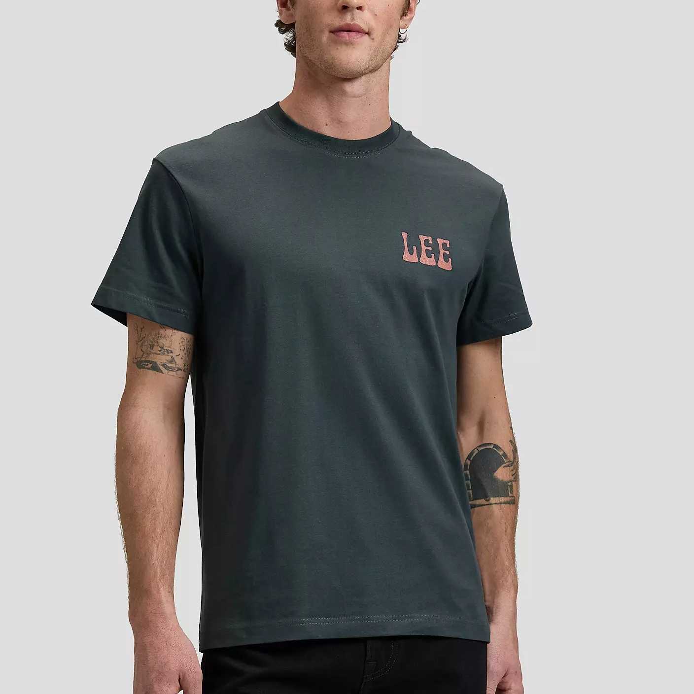 Camiseta Lee Vinyl Tee Washed Black