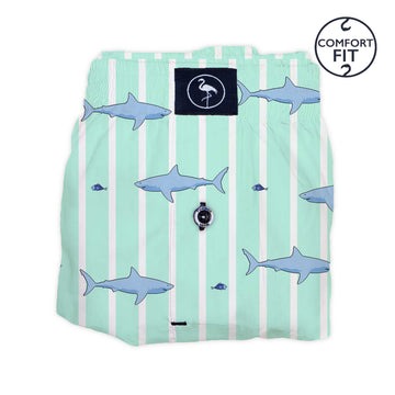 Calzoncillo Boxer Flamenco Maltés Mint Shark Aguamarina