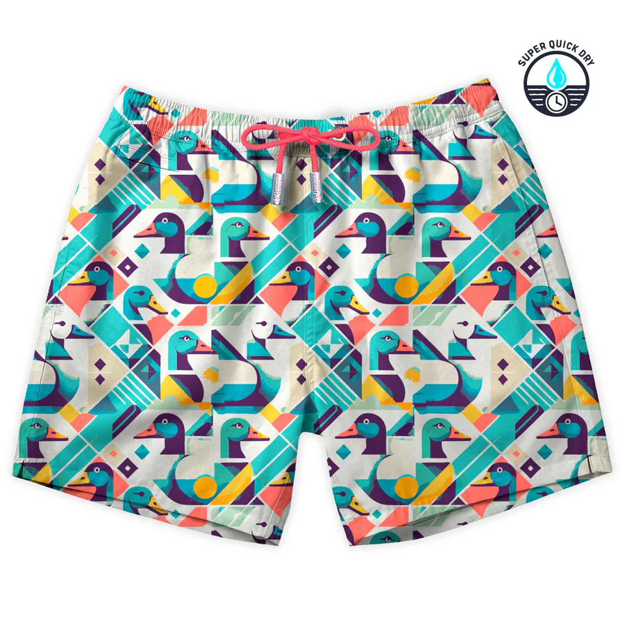 Bañador Flamenco Maltés What The Duck Multicolor