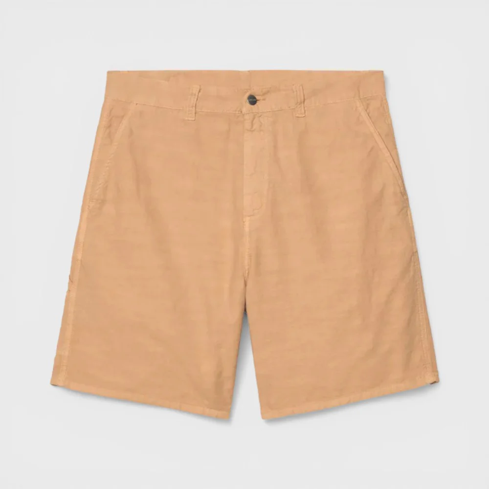 Bermuda Carhartt Wip Walter Single Knee Short Dusty H Brown garment dyed