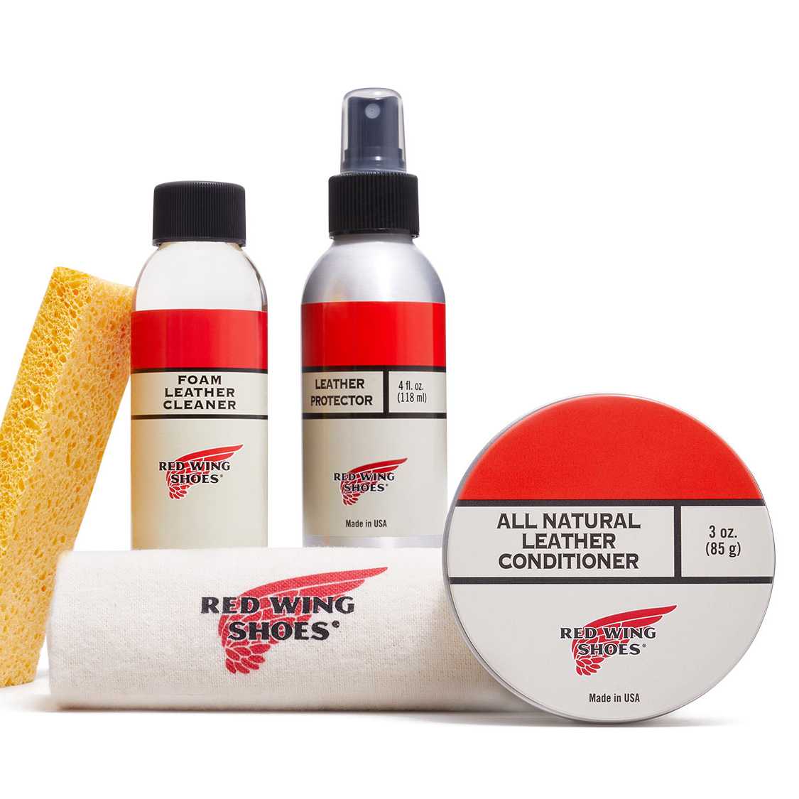 Kit De Cuidado Red Wing Oil-Tanned Leather Care Kit