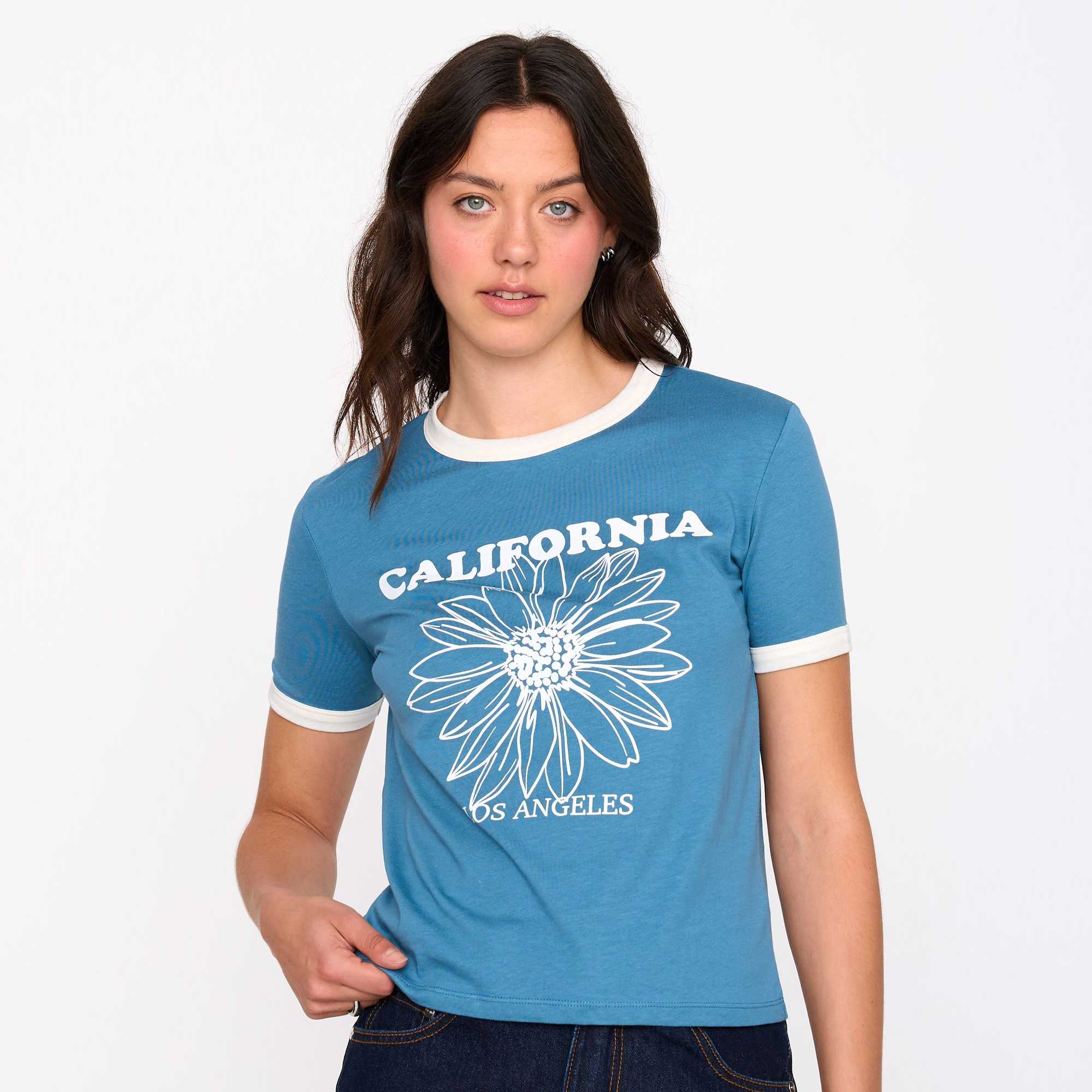 Camiseta 24Colours California Azul