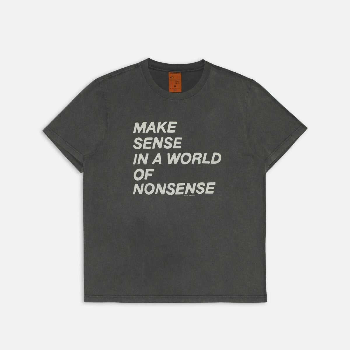 Camiseta Nudie Jeans Roy T-Shirt Make Sense Antracite