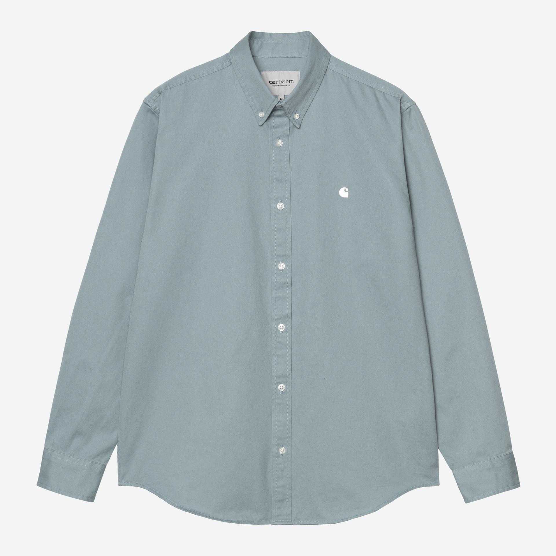 Camisa Carhartt Wip L/S Madison Citadel/Wax