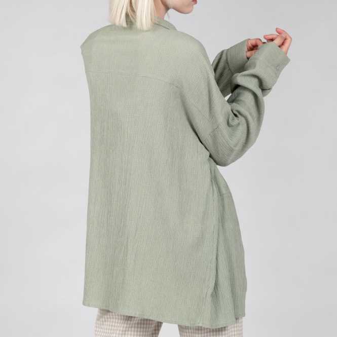 Camisa 24Colours Arrugas Green