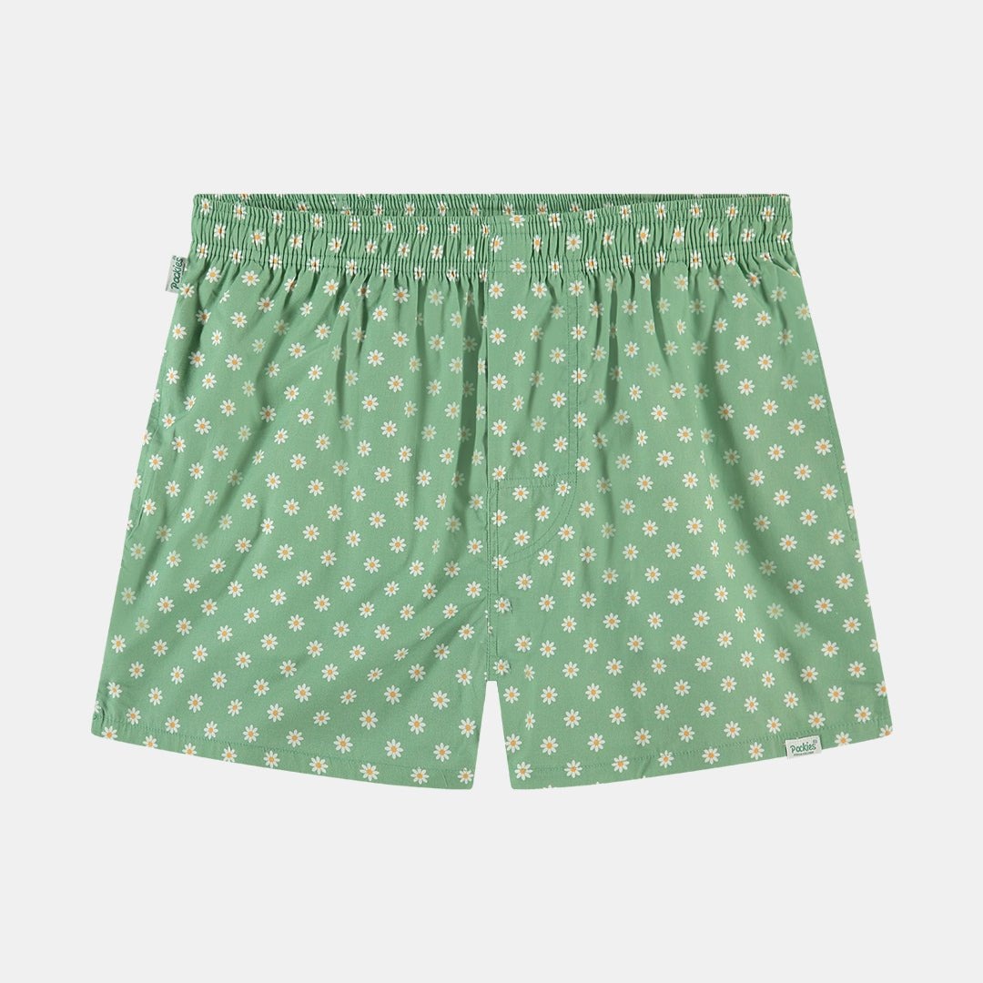 Boxer Short Pockies Daisy Green