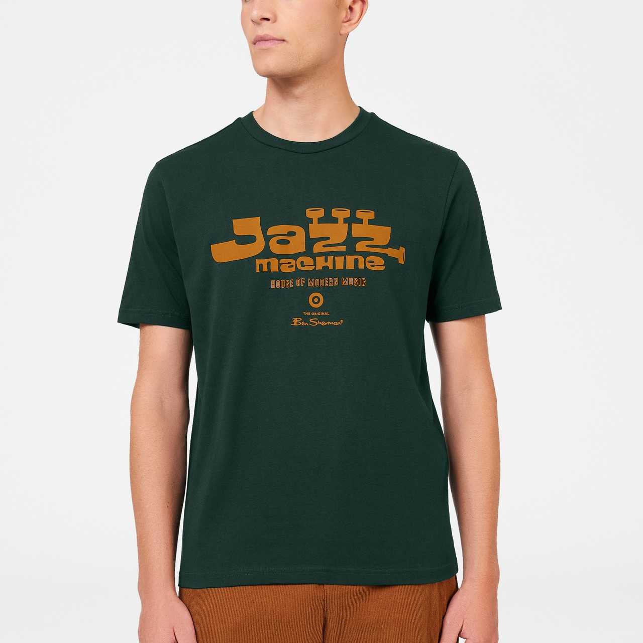 Camiseta Ben Sherman Jazz Machine Tee Dark Green