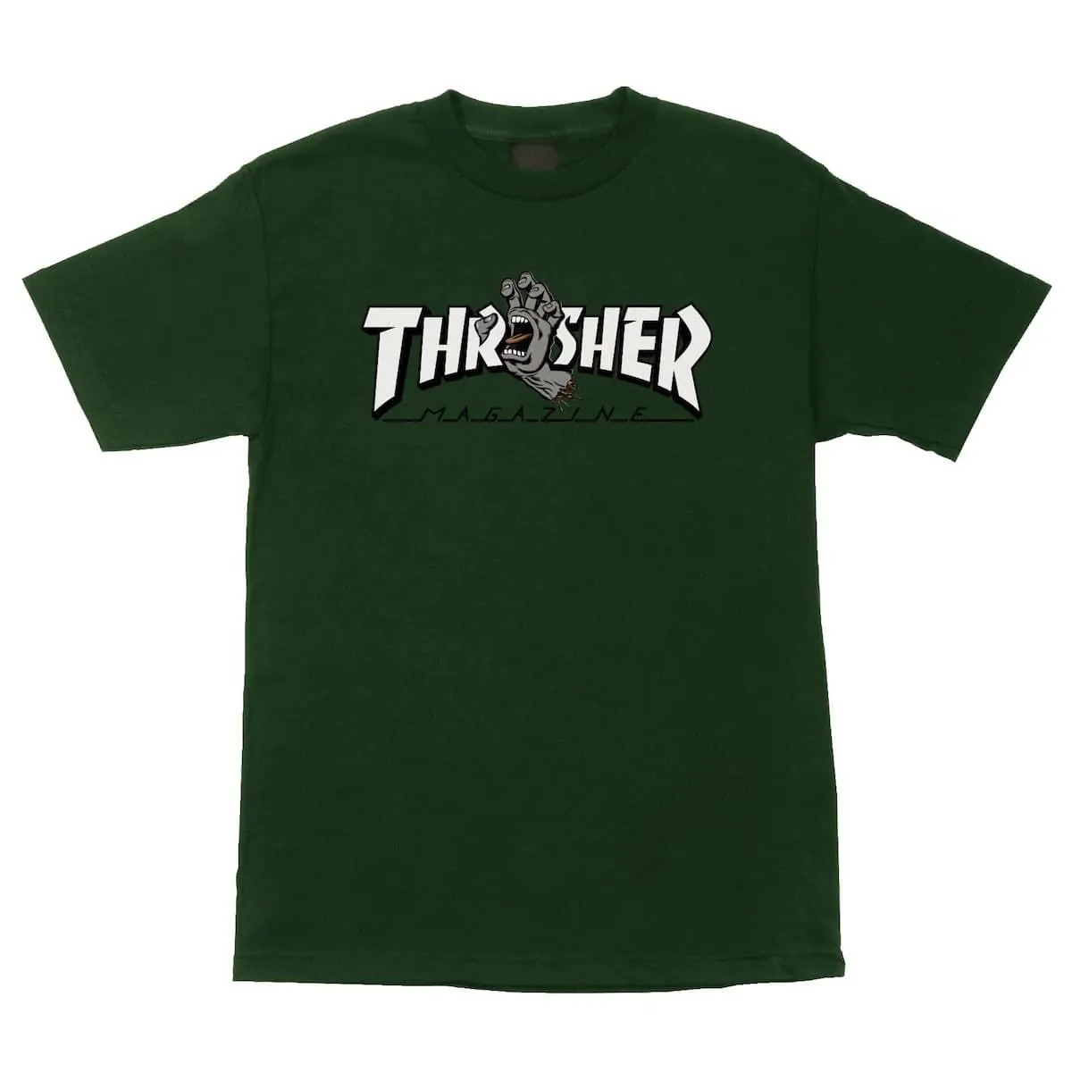 Camiseta Santa Cruz Trasher Screaming Logo Forest