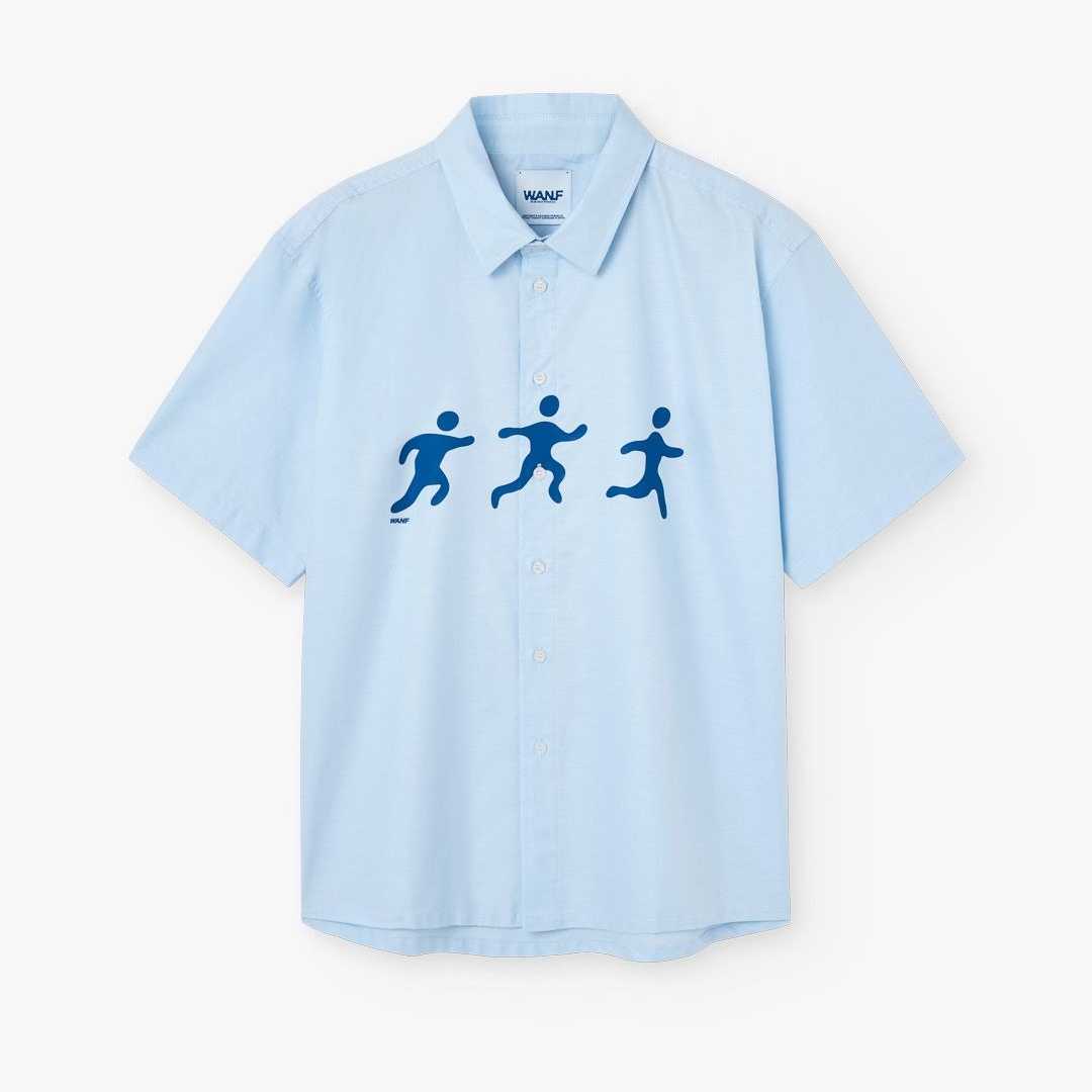 Camisa WANF Hashiru Baby Blue