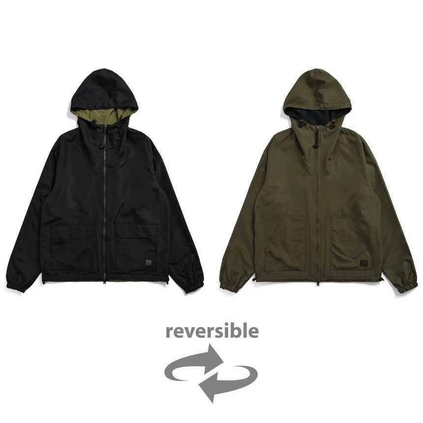 Chaqueta Taion Militar Reversible Sin Plumón Capucha Black