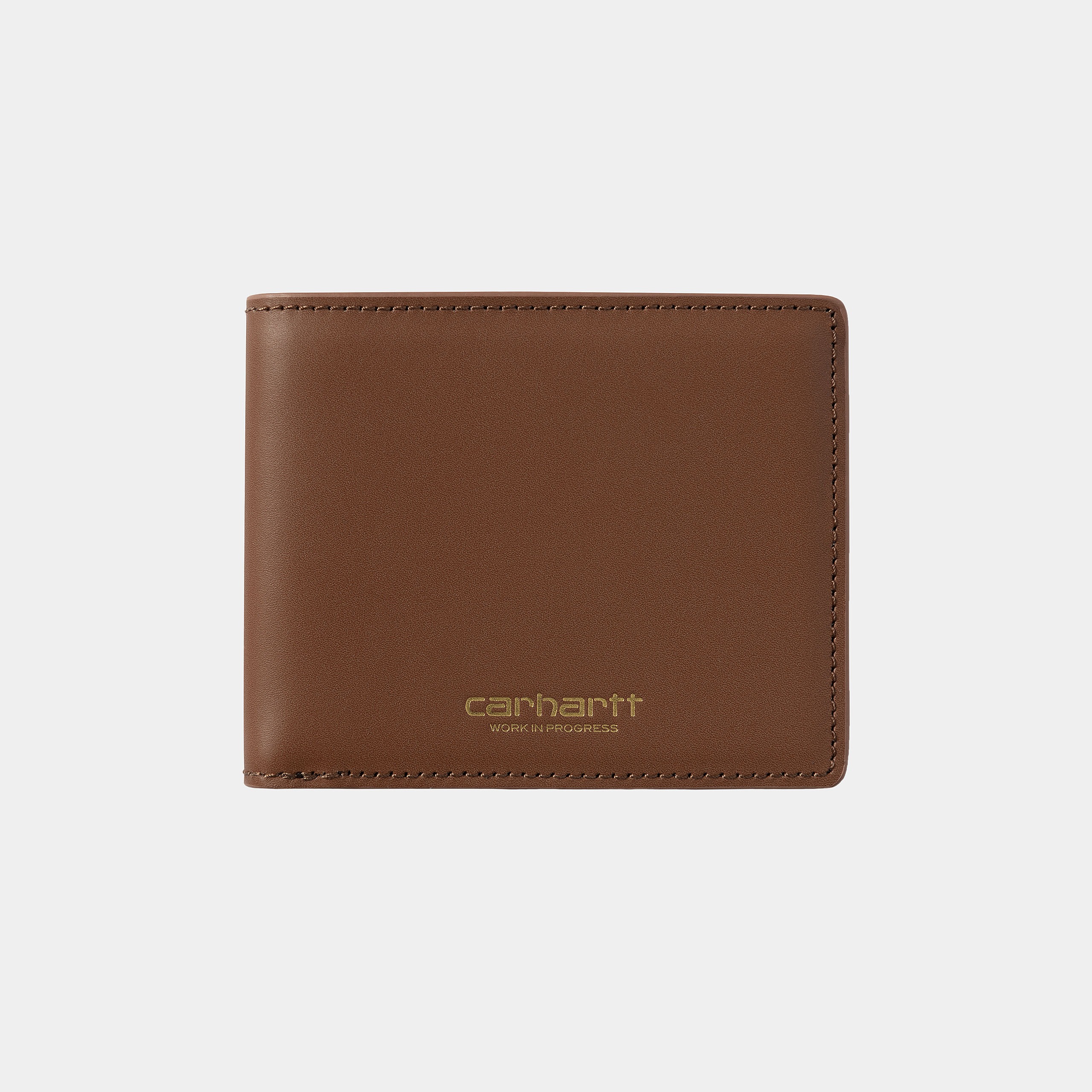 Cartera Carhartt Wip Vegas Billfold Wallet Cognac / Gold