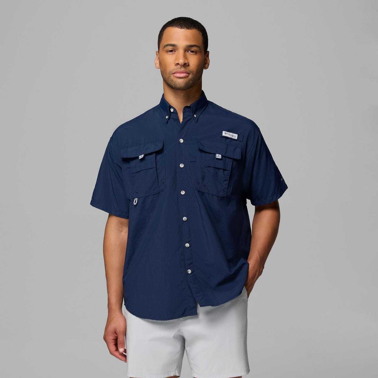 Camisa Columbia Bahama II SS Shirt Collegiate Navy
