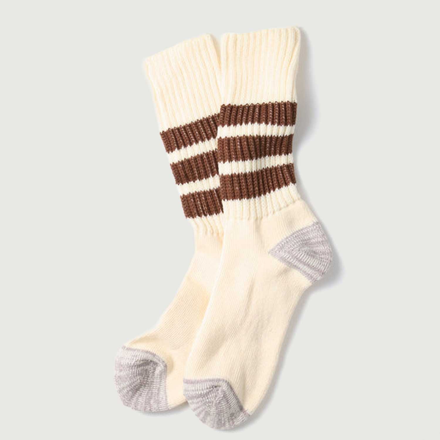 Calcetines RoToTo Coarse Ribbed Oldschool Brown