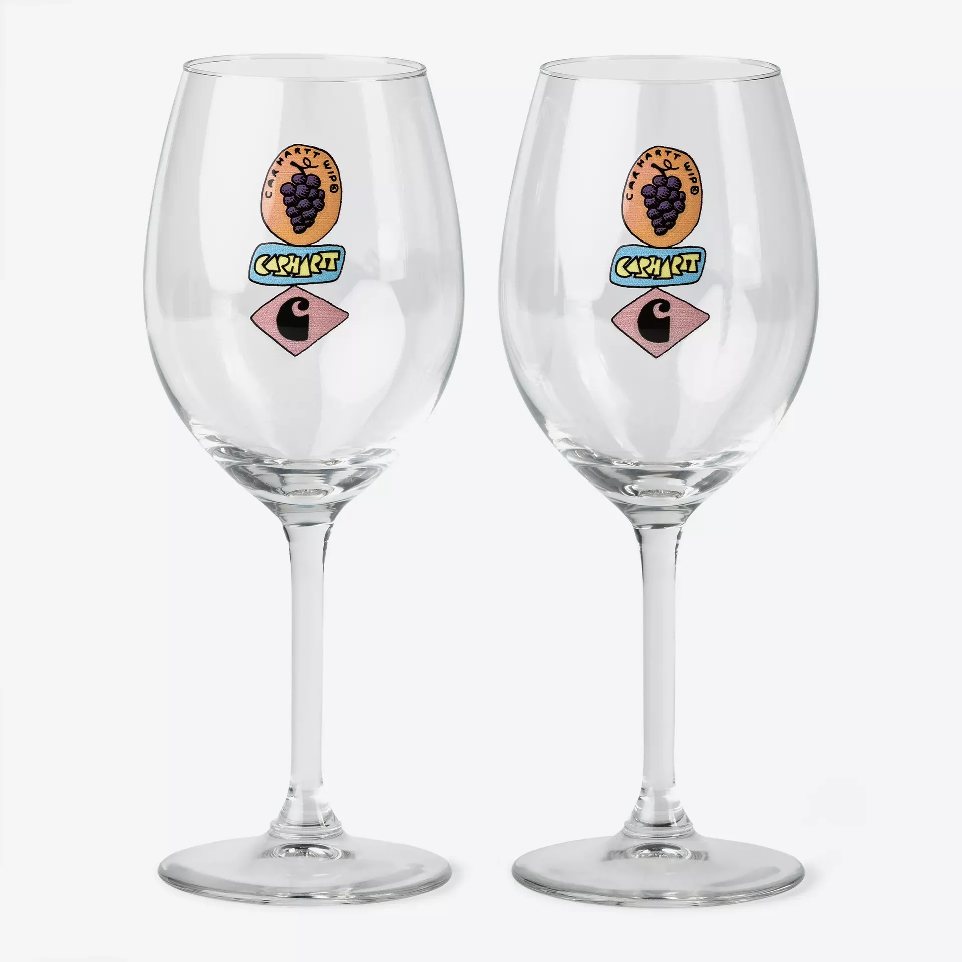 Copas Carhartt Wip Stacked Grapes Wine Glass Set Clear