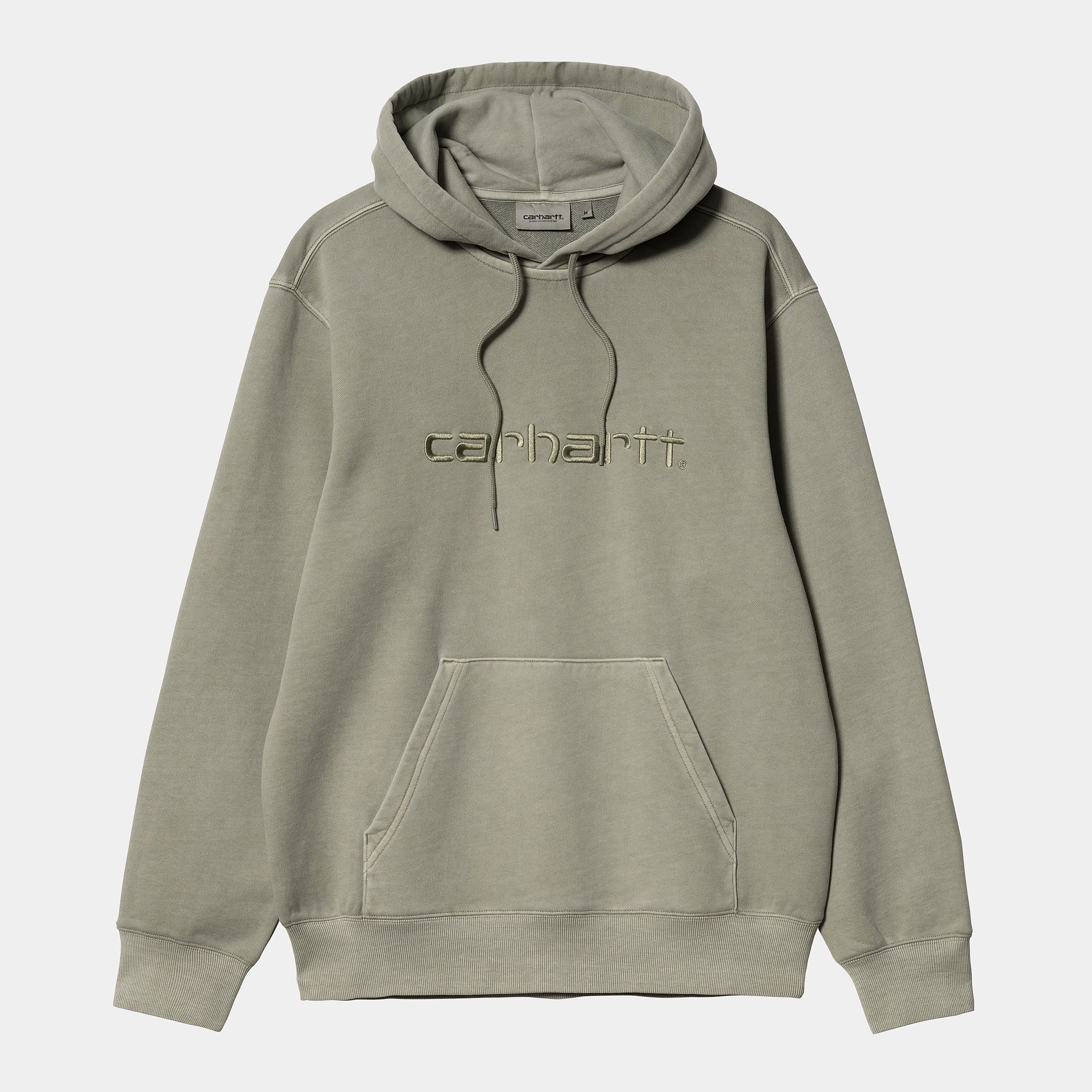 Sudadera Carhartt Wip Hooded Duster Sweat Yucca Garment Dyed