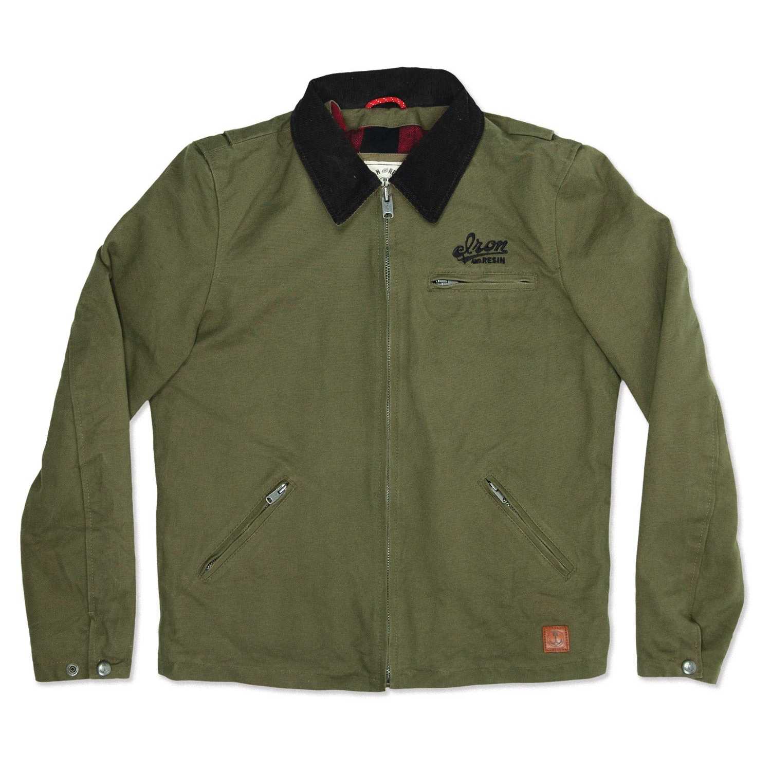 Cazadora Iron&Resin Service Jacket Turpin Canvas Core Olive