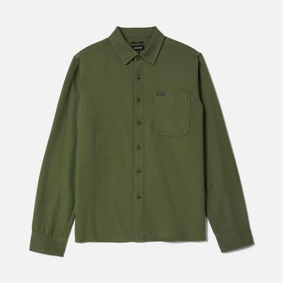 Camisa Brixton Franela Hasting Wild Green
