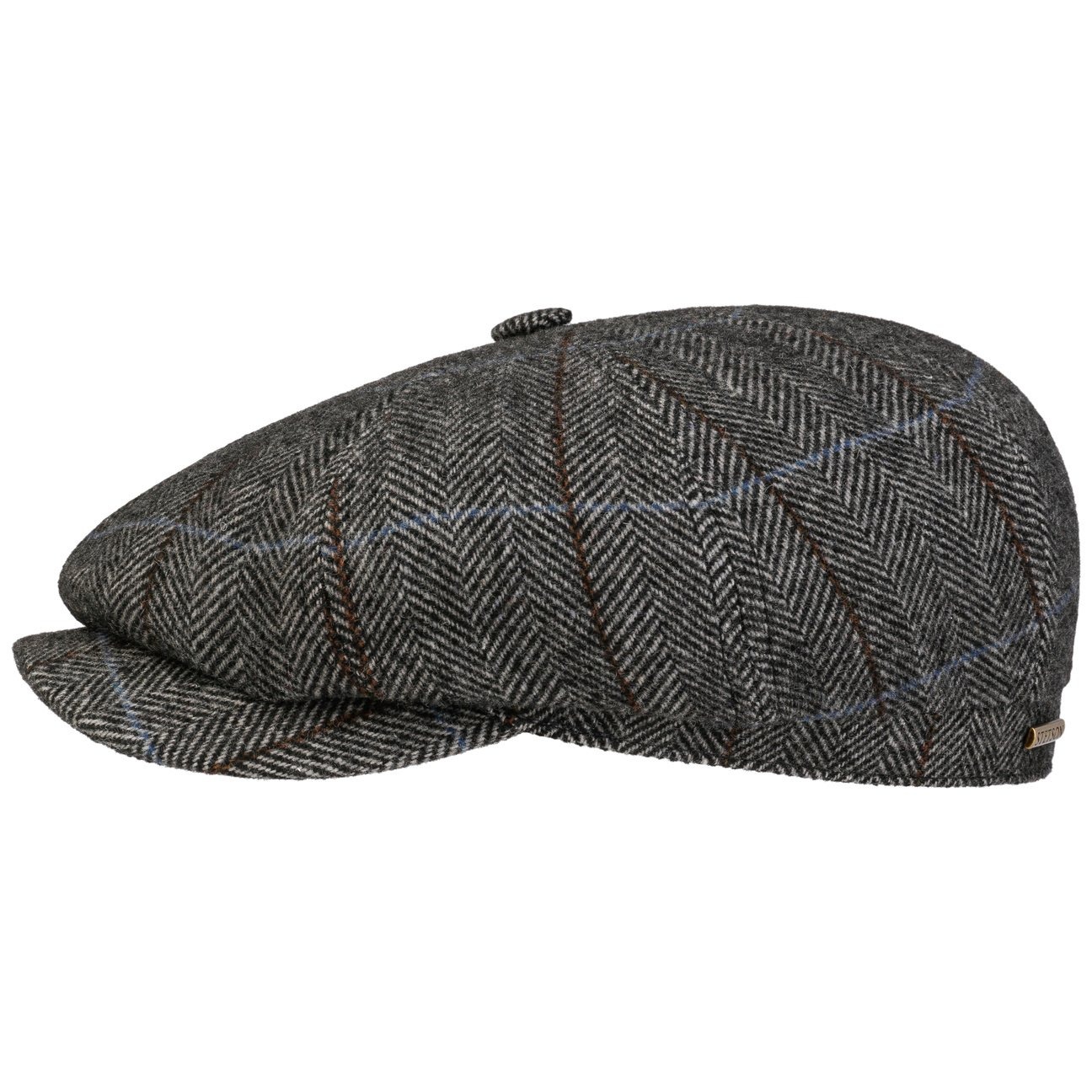 Boina Stetson Hatteras Wool Gris/Negro