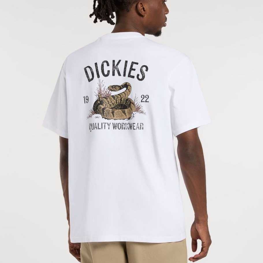 Camiseta Dickies Snake SS Tee White