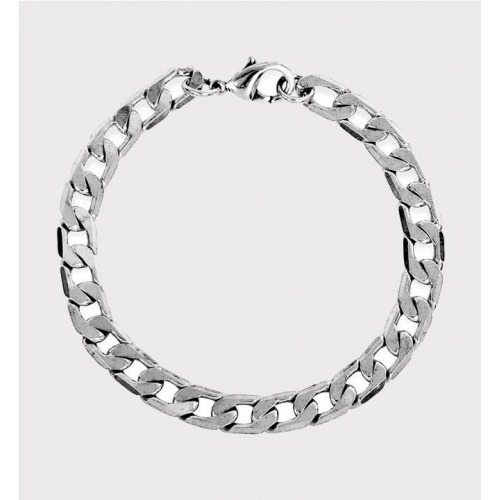 Brazalete Two Jeys Plata Cuban Brazalet