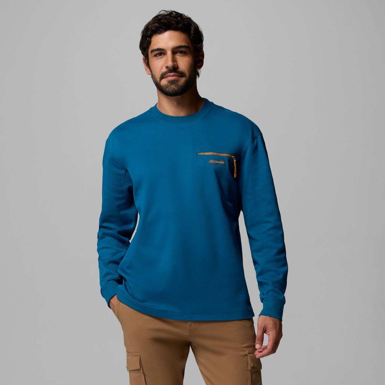 Camiseta Columbia Echo Passage LS Crew Phoenix Blue
