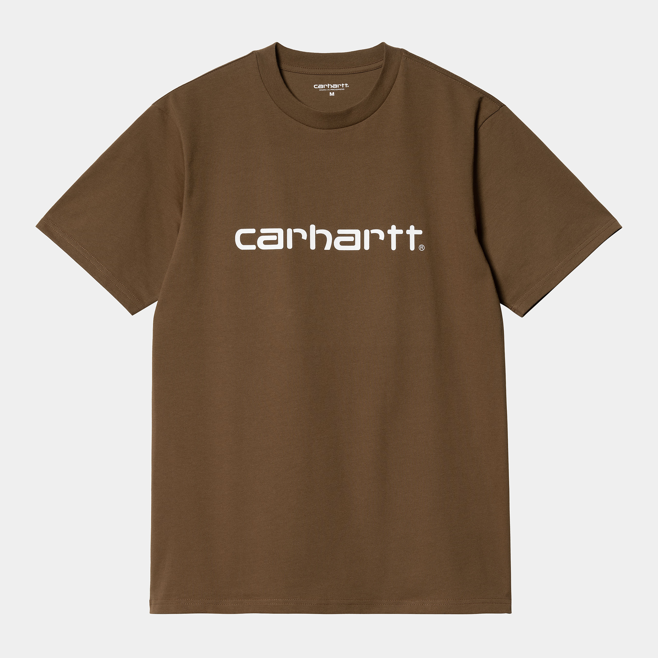 Camiseta Carhartt WIP Script T-Shirt Tamarind White