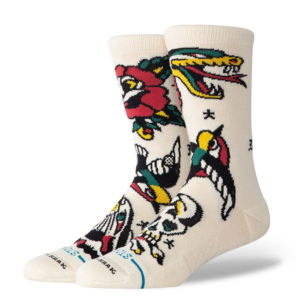 Calcetines Stance Flash Crew Canvas