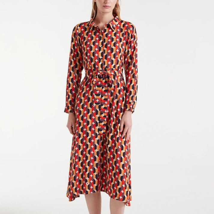Vestido Midi Compañía Fantástica Estampado Link