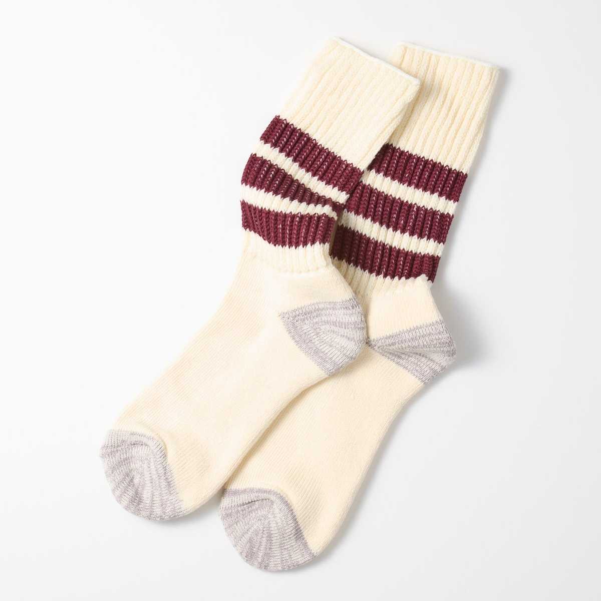 Calcetines RoToTo Coarse Ribbed Oldschool Bordeaux