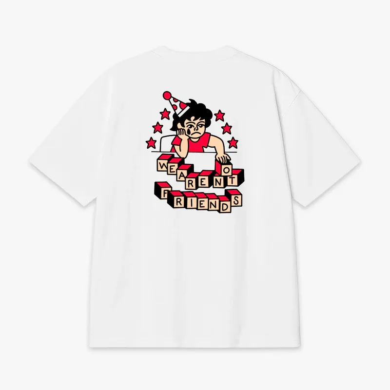 Camiseta WANF x Borja Silgado Boxy Optic White