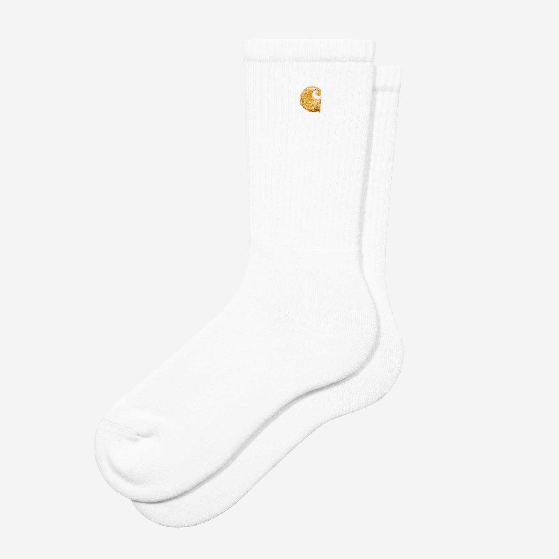 Calcetines Carhartt Wip Chase White/Gold