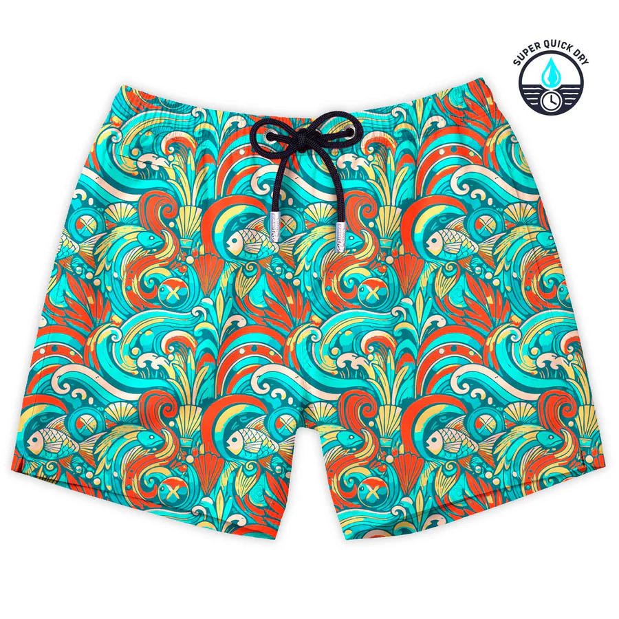 Bañador Flamenco Maltés Oaseas Multicolor