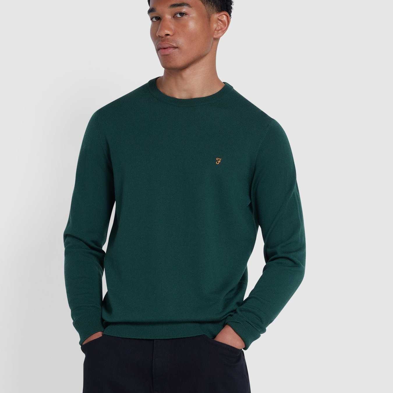 Jersey Farah Mullen Merino Wool Botanic Green