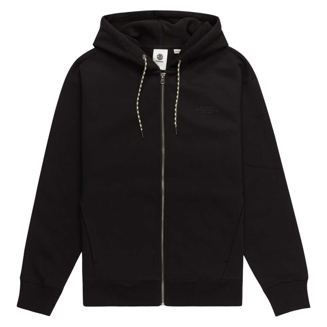 Sudadera Element Rain Cornell Zip Flint Black