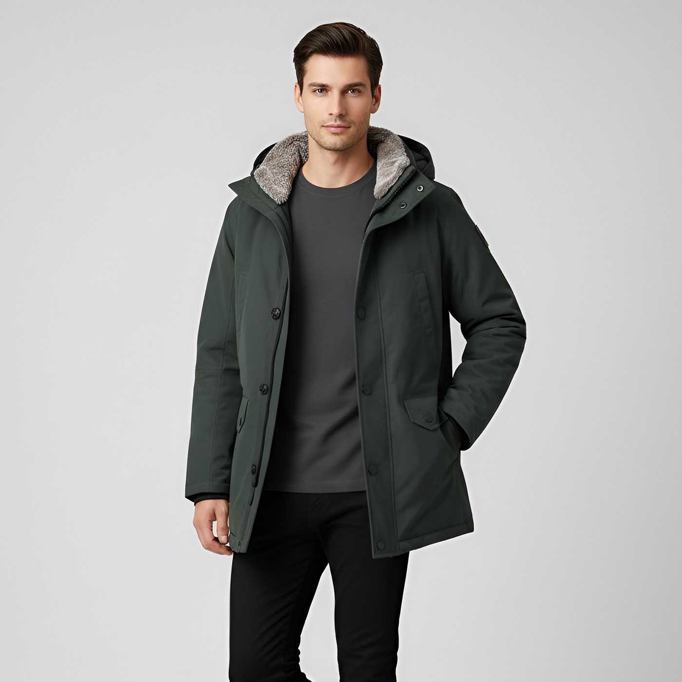 Cazadora Parka Finnmark 604 Olive