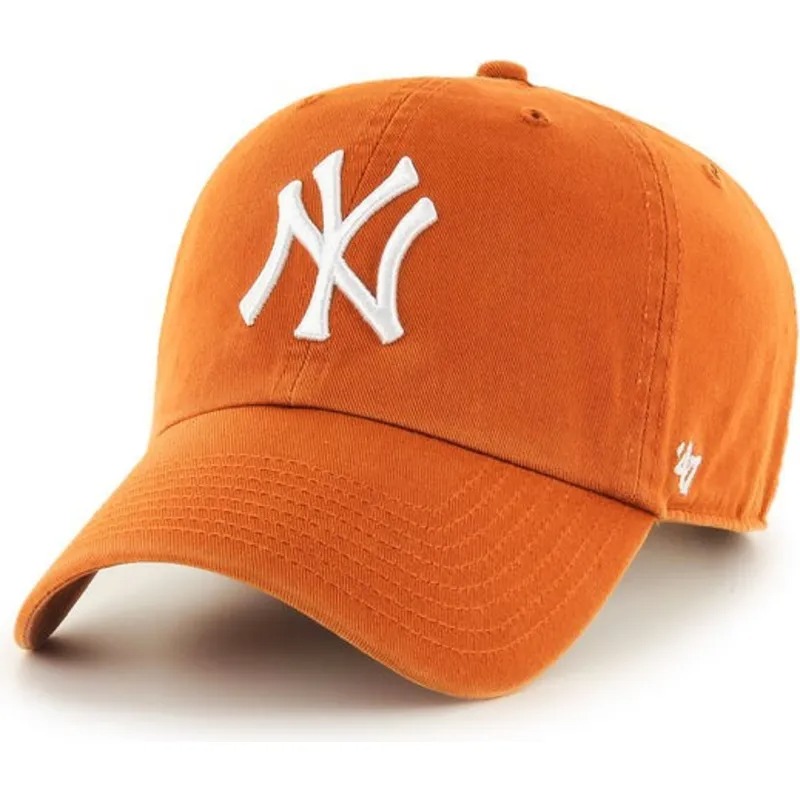 Gorra 47Brand MLB Clean Up New York Yankees Burnt Orange