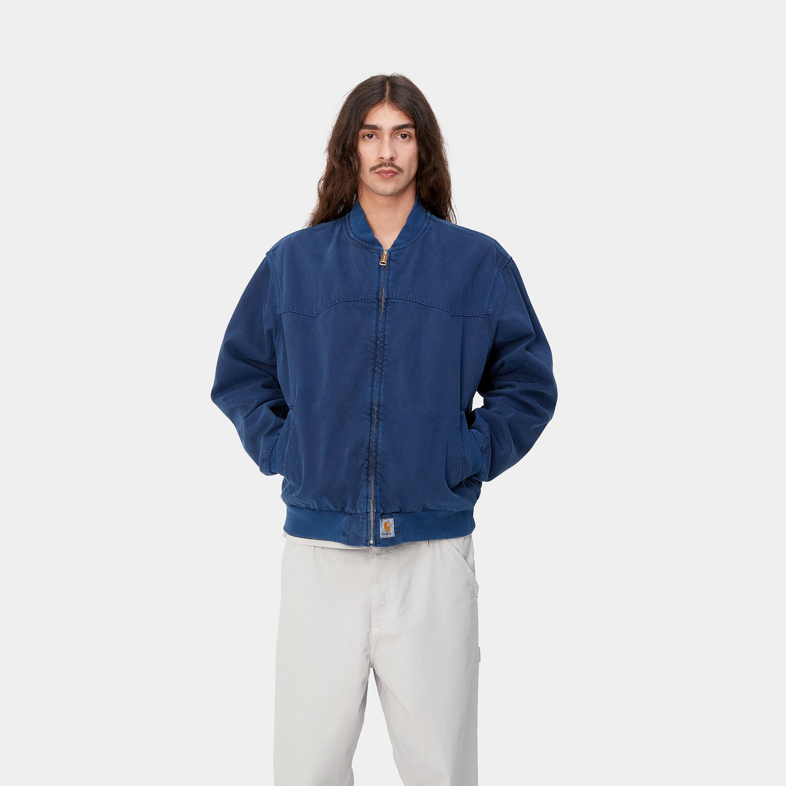 Carhartt WIP OG Santa Fe Bomber Mサイズ Carhartt WIP OG Santa Fe Women's Bomber Jacket Beige I033154-1YC4J