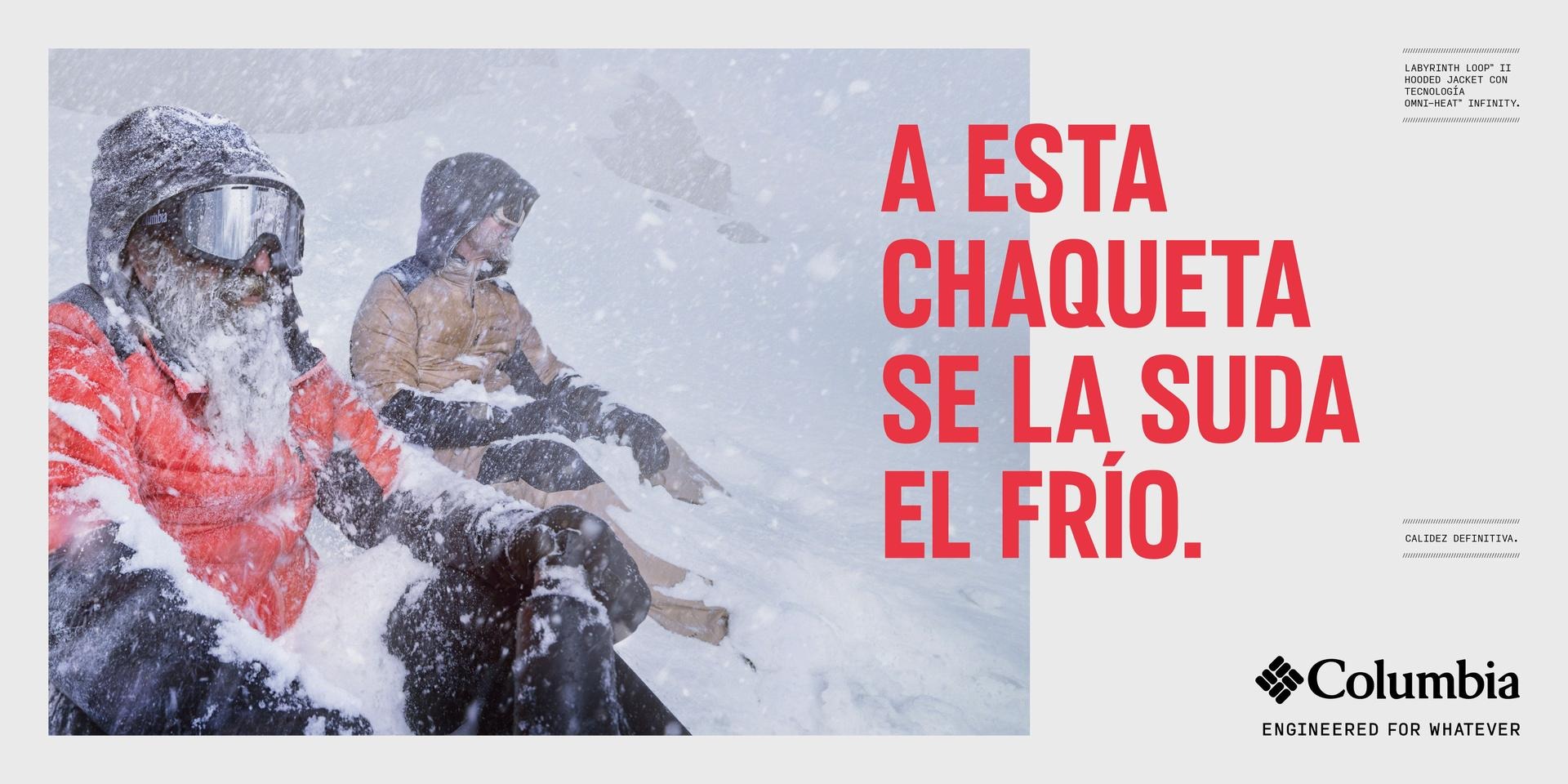 Compartir en Twitter Compartir en Telegram Compartir en Whatsapp Compartir por Mail  Mostrar comentarios 0 Columbia Sportswear revela un nuevo y audaz capítulo en sus casi 90 años de historia con una campaña que evoca el espíritu irreverente de la marca en los años 80 y 90. “Engineered for Whatever”