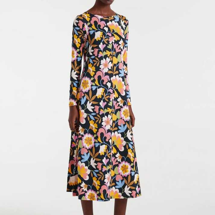 Vestido Compañía Fantástica Baboushka Flowers Elástico