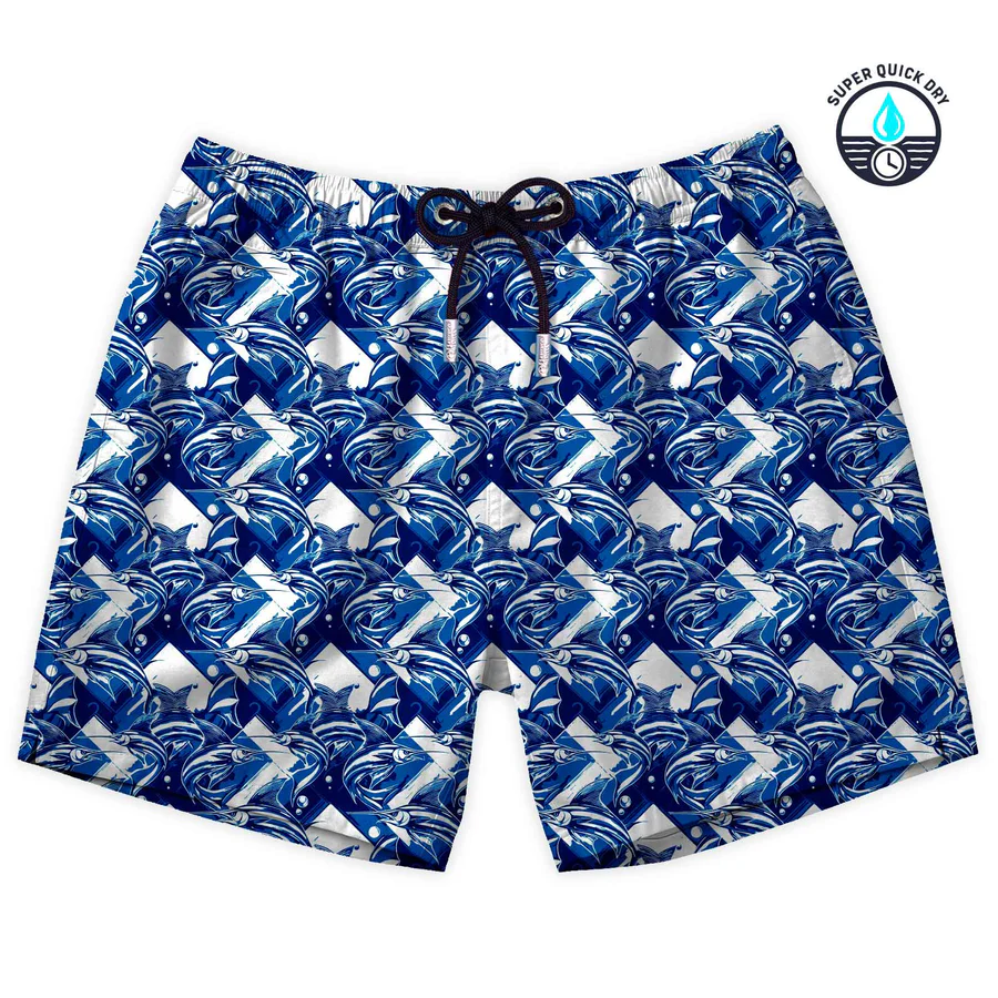 Bañador Flamenco Maltés En Garde! Azul