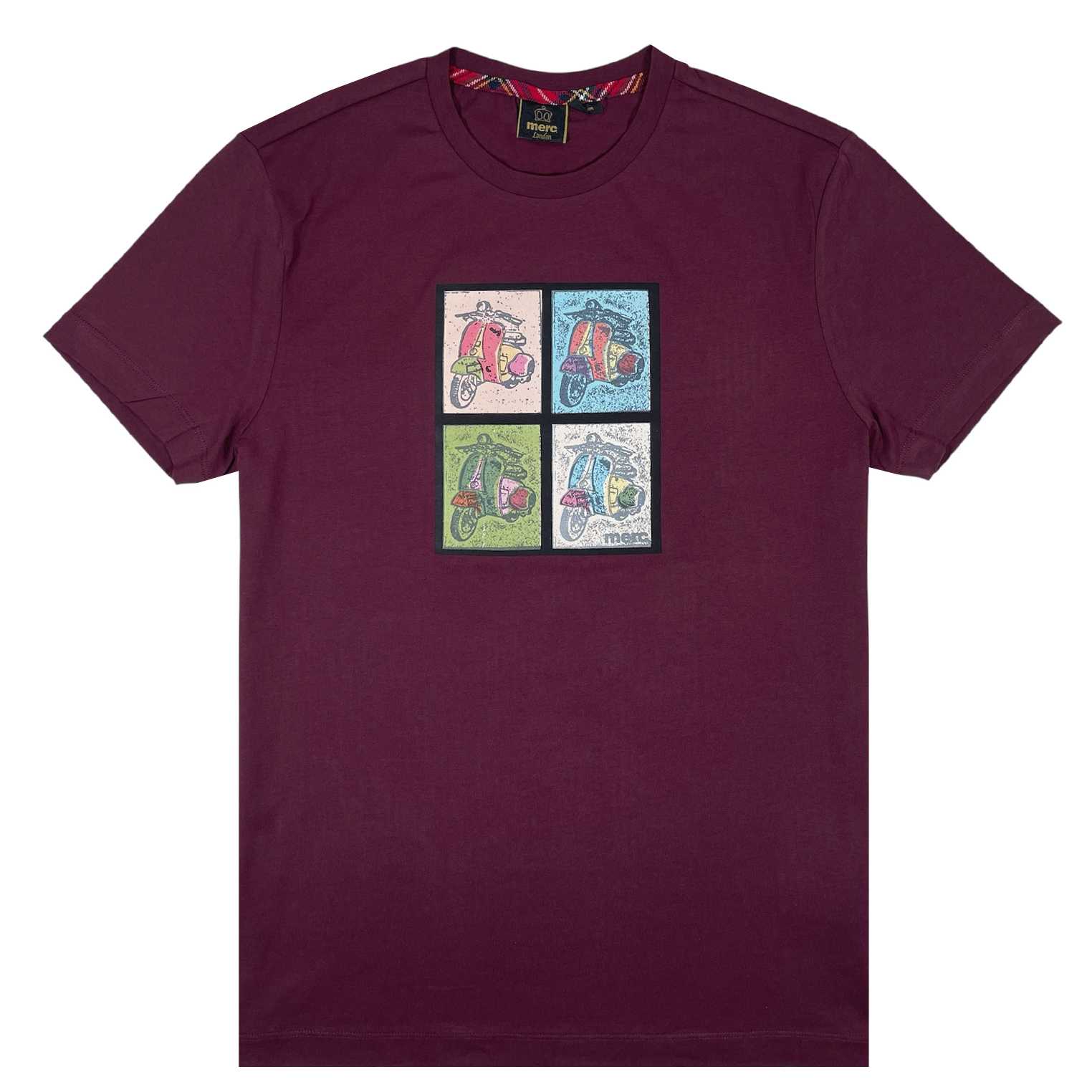 Camiseta Merc Metropole Burgundy