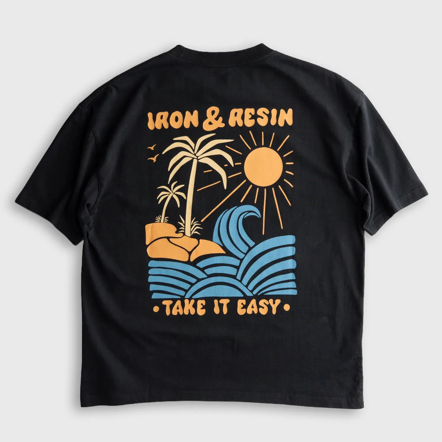 Camiseta Iron&Resin TakeItEasy Pocket Black