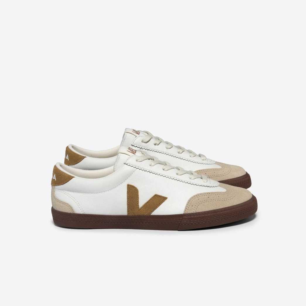 Zapatilla Veja Volley O.T. Leather White Tent Bark